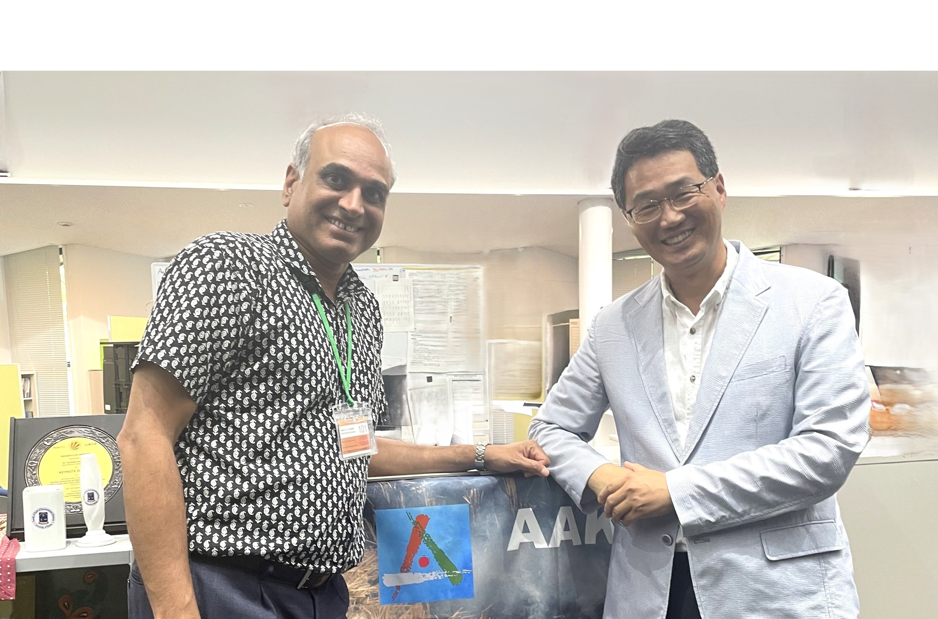 David Rihn Reception of the Visiting Research Fellow|Aakash Project (RIHN)