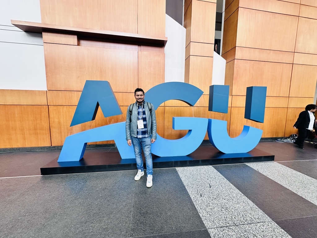 David Rihn AGU24 in Washington, D.C.|Aakash Project (RIHN)